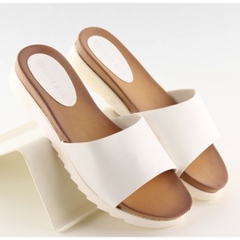 Pantuflas mujer blancas H10 blanco