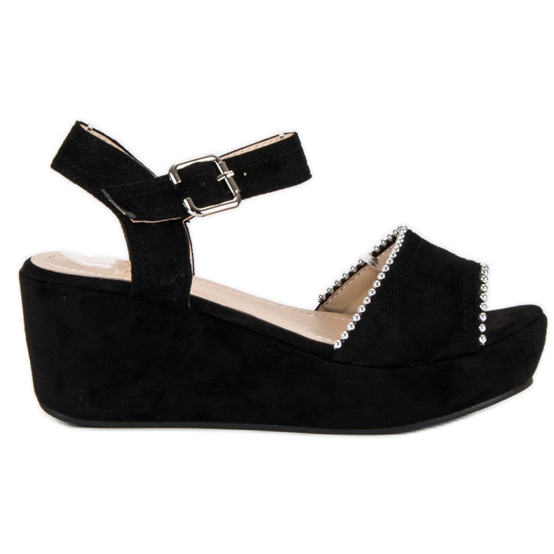 Super Mode Cuñas ante negro Super Mode Cuñas ante negro