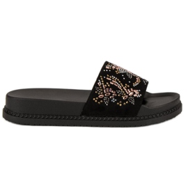 Chanclas de mujer negro