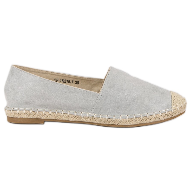 Best Shoes Alpargatas ante gris