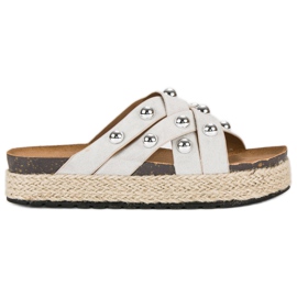 Sergio Todzi Zapatillas con pedrería gris Sergio Todzi Zapatillas con pedrería gris