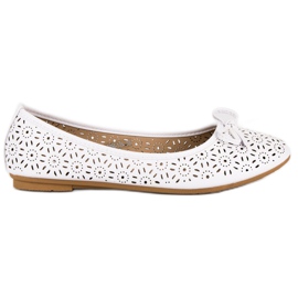 Diamantique Bailarinas caladas blanco