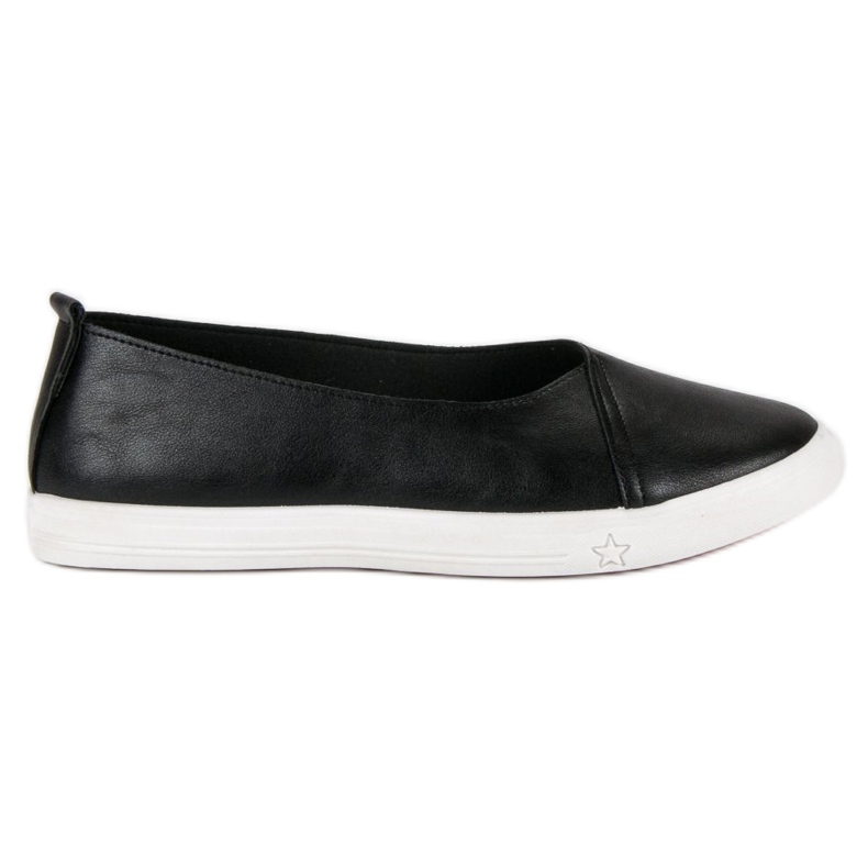 Zapatillas sin cordones negro