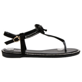 Melisa Sandalias Flip Flops Con Lazo negro Melisa Sandalias Flip Flops Con Lazo negro
