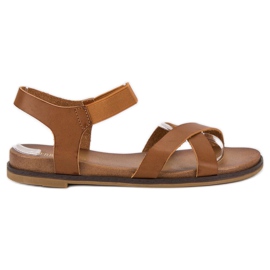 Sandalias marrones de mujer marrón