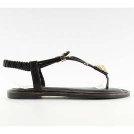 Sandalias mujer negras chanclas 7537 negro