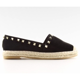 Alpargatas con tachuelas negras BB12P negro