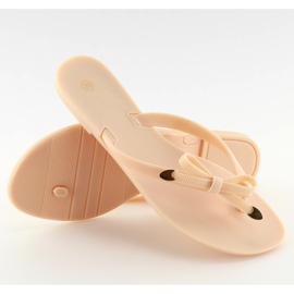 Chanclas meliski beige D2D nude