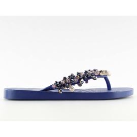 Chanclas con cuentas azul marino JH68 Navy