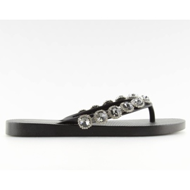 Elegante negro con piedras JH69.