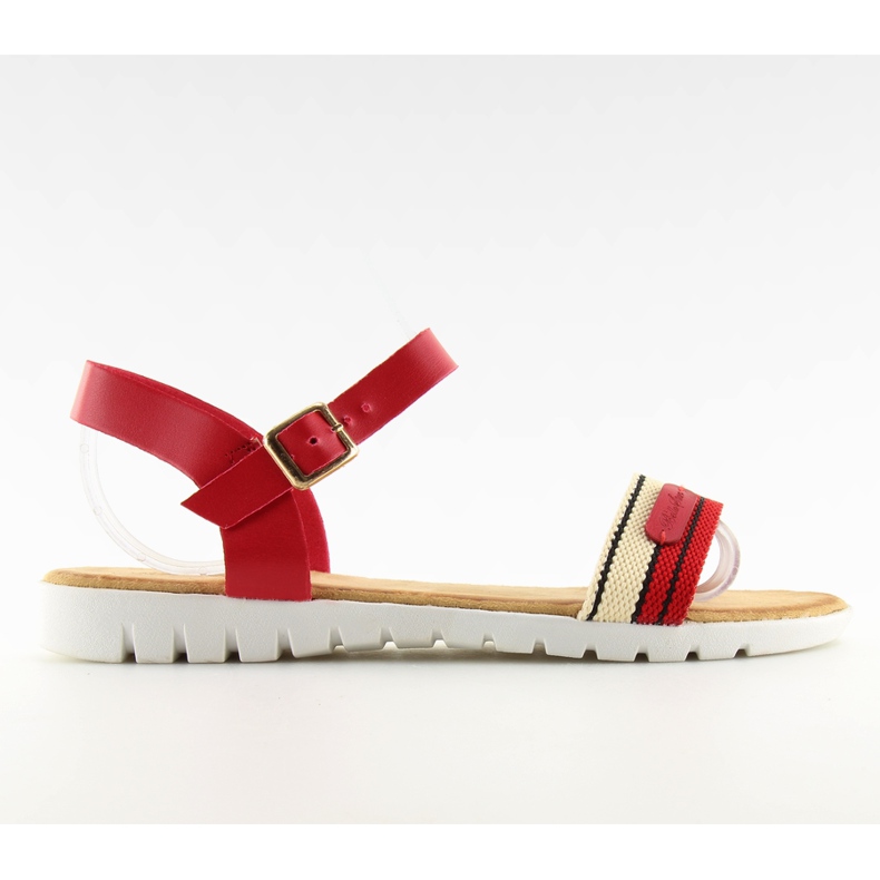 Sandalias mujer rojas S25 rojo