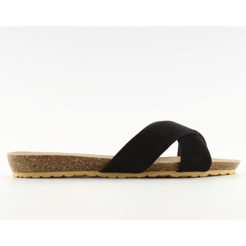 Babuchas mujer en ante negro SR-2812