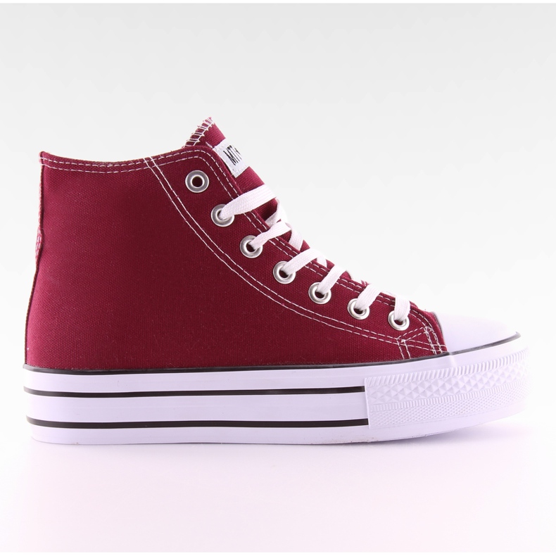 Zapatillas en doble vino LT-920B rojo