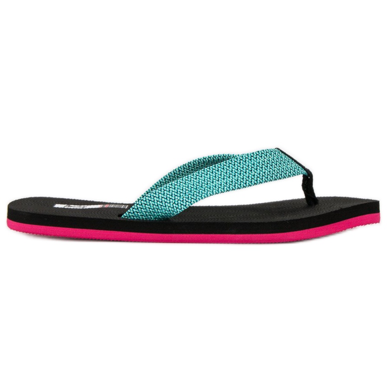American Club chanclas americanas negro verde