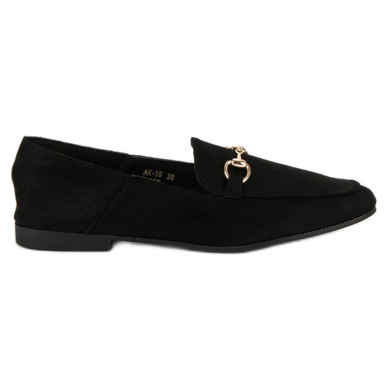Comer Mocasines negros de mujer