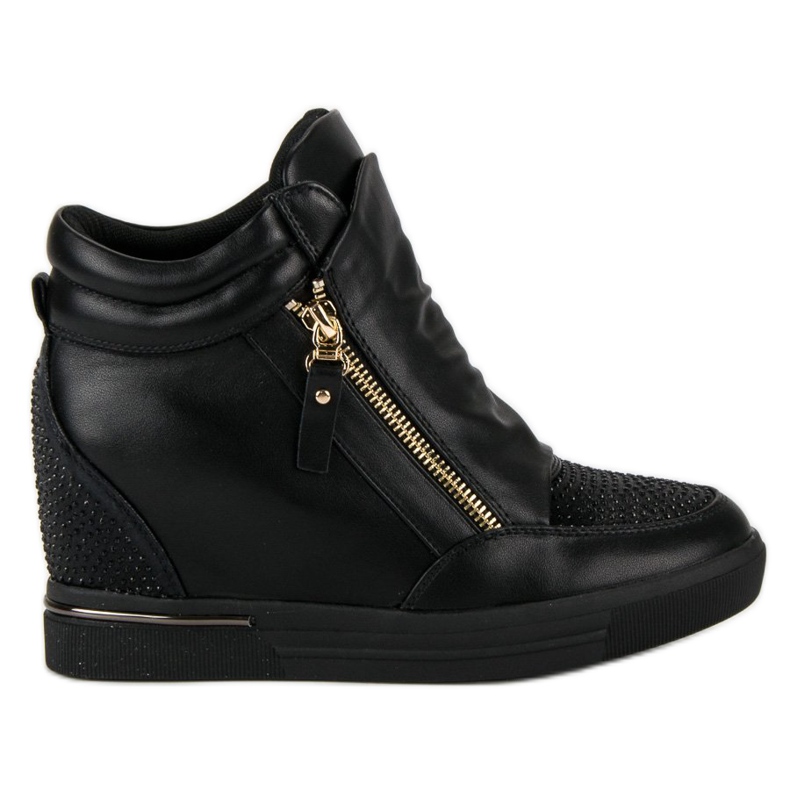 Zapatillas de deporte con estilo, zapatillas de deporte negro