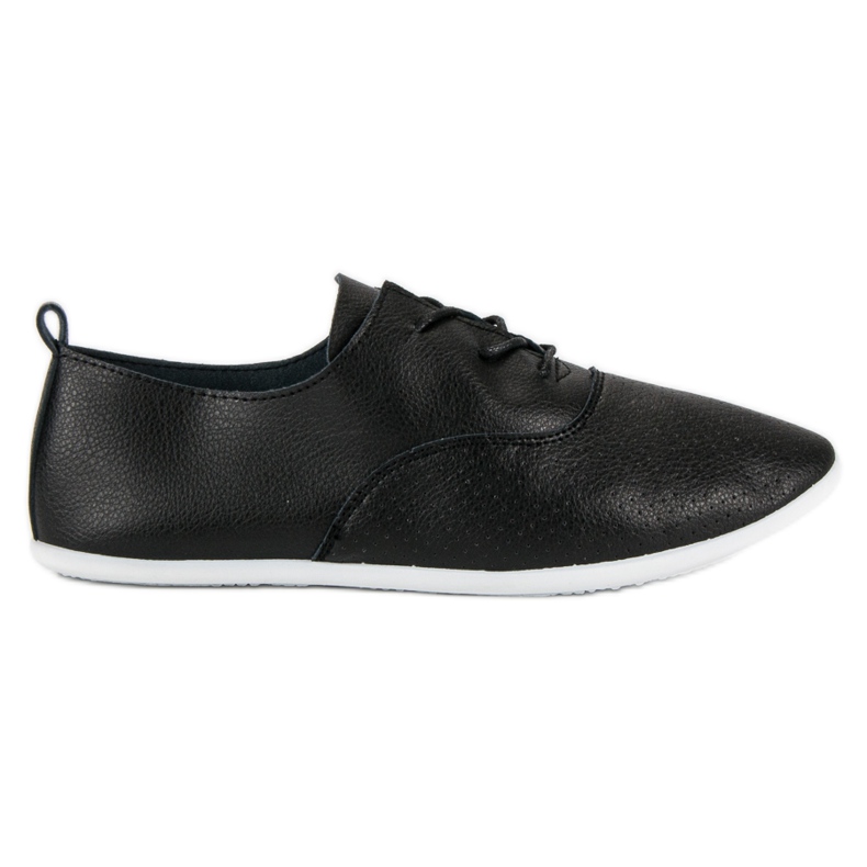 Zapatillas negras con cordones negro Zapatillas negras con cordones negro