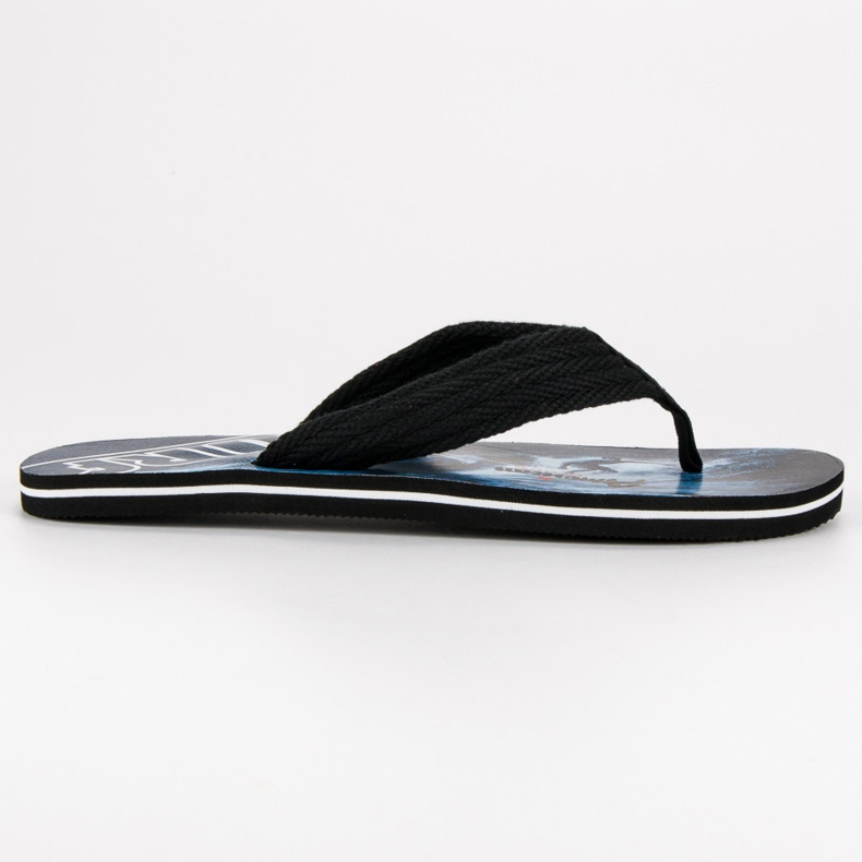 American Club Chanclas americanas para hombre negro