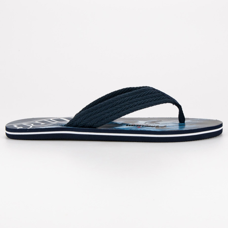 American Club Chanclas americanas para hombre azul