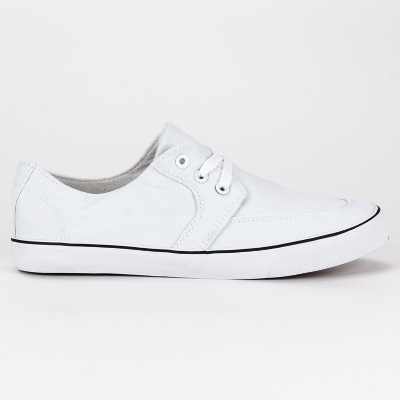 Zapatillas blancas atadas blanco