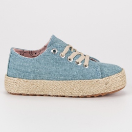 Kylie Zapatillas deportivas para niños Alpargatas azul multicolor