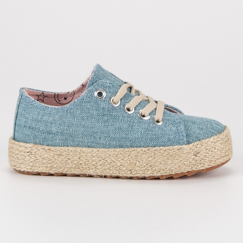 Kylie Zapatillas deportivas para niños Alpargatas azul multicolor