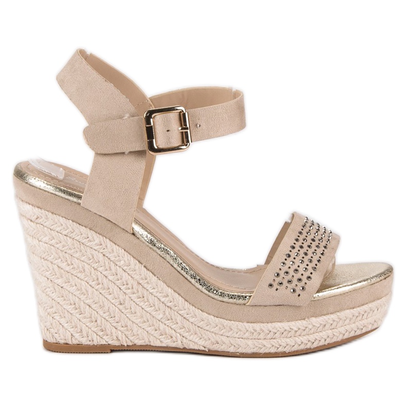 Sweet Shoes Alpargatas cuña beige