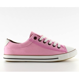 Zapatillas de mujer con acabado integral BL63 Rosa