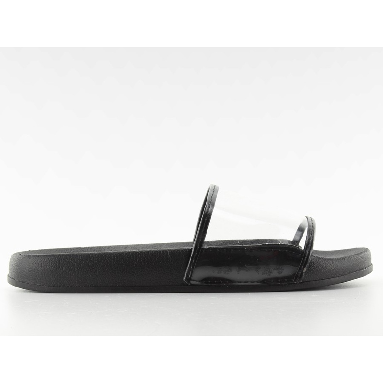 Zapatillas con una correa transparente ts168-6 negro