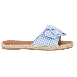 Seastar Babuchas cuadros azules Seastar Babuchas cuadros azules