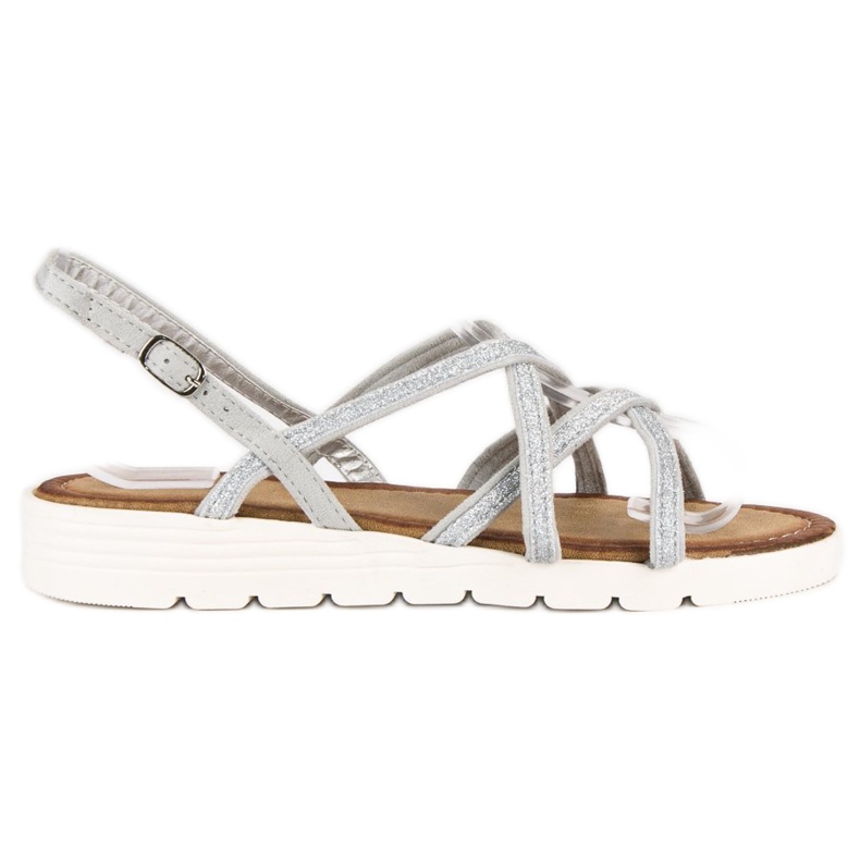 Comer Sandalias de mujer cómodas gris