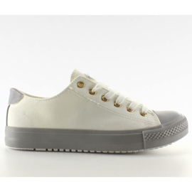 Deportivas sobre goma de color W-3051 Blanco