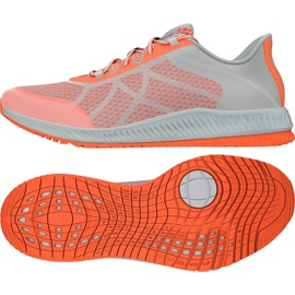 Adidas Gymbreaker Bounce W BB0983 zapatillas de entrenamiento blanco naranja