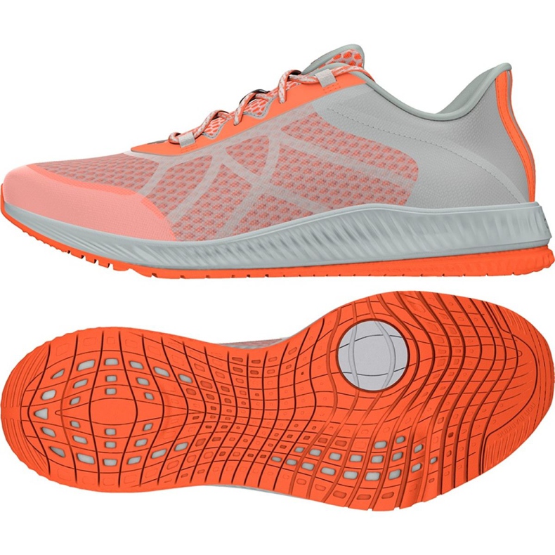 Adidas Gymbreaker Bounce W BB0983 zapatillas de entrenamiento blanco naranja