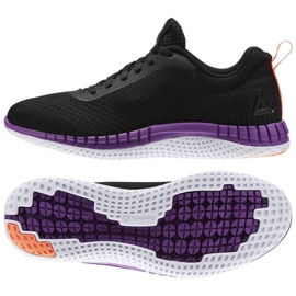 Zapatillas de running Reebok Print Run Prime W negro púrpura