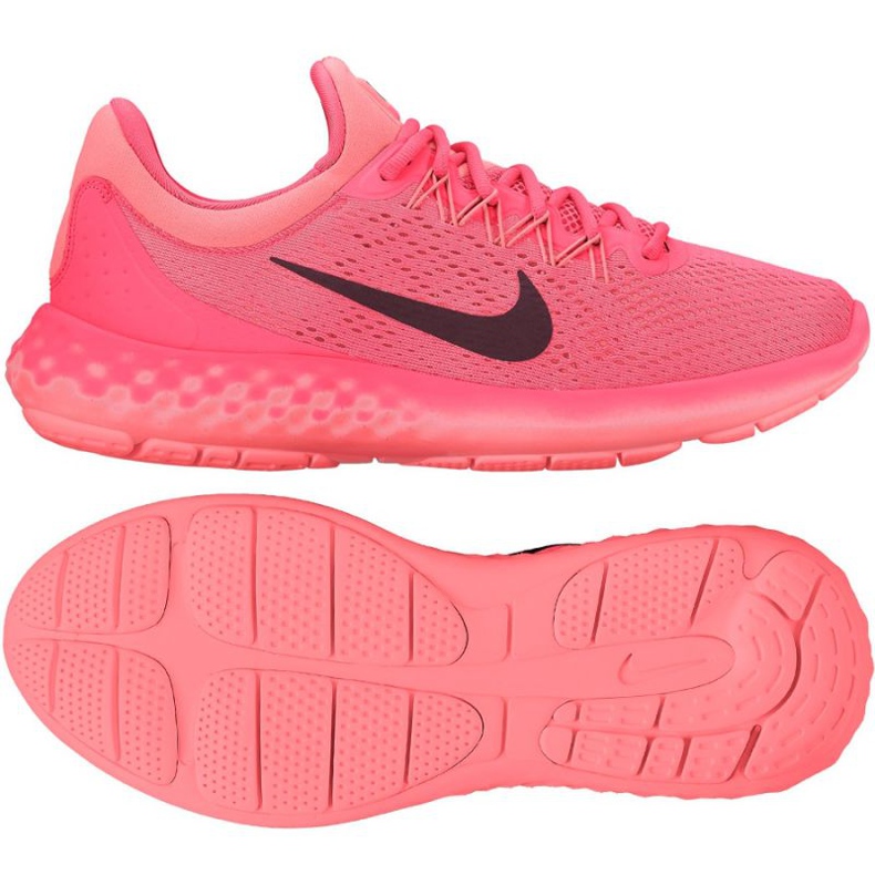 Nike Wmns Lunar Skyelux zapatillas de running rosado