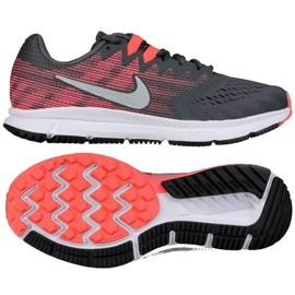 Nike Wmns Zoom Span 2 W zapatillas de running gris rosado