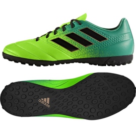 Las botas de fútbol adidas Ace 17.4 Tf M verde