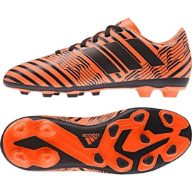 Botas de fútbol Adidas Nemeziz 17.4 FxG Jr S82460 naranja naranja