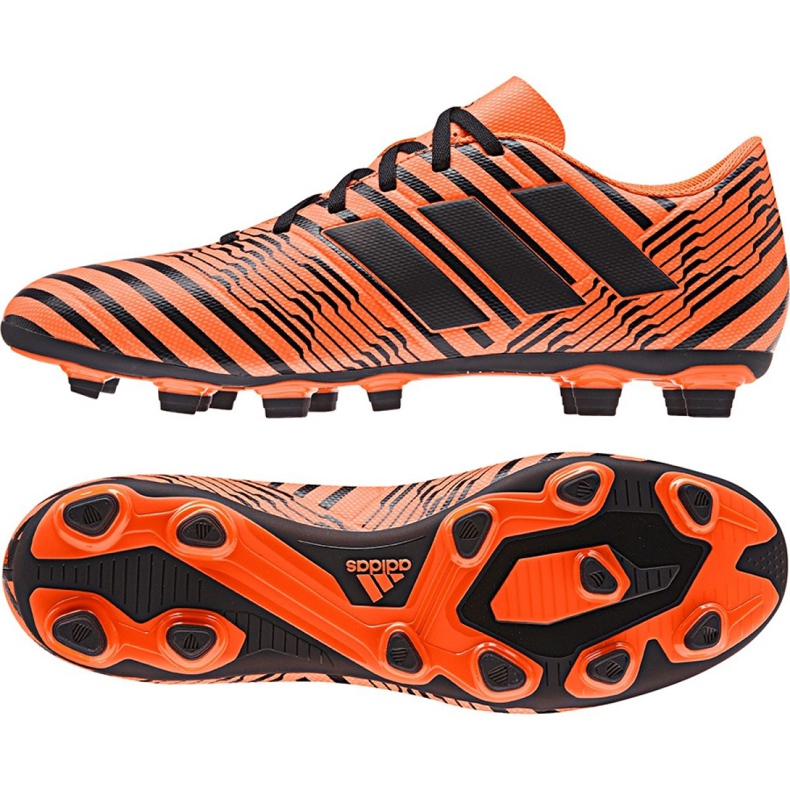 Botas de fútbol Adidas Nemeziz 17.4 FxG M S80610 naranja naranja