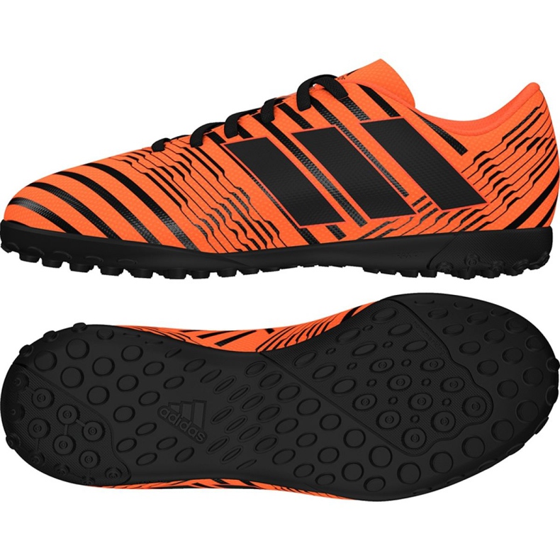 Botas de fútbol Adidas Nemeziz 17.4 Tf Jr S82471 naranja naranja Botas de fútbol Adidas Nemeziz 17.4 Tf Jr S82471 naranja naranja