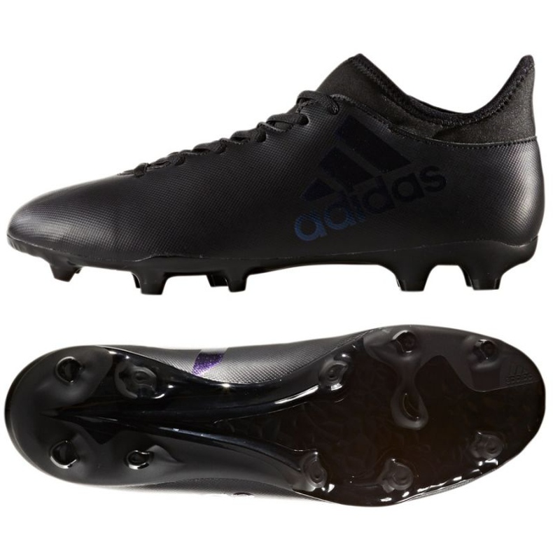 Botas de fútbol Adidas X 17.3 FG M S82364 negro Botas de fútbol Adidas X 17.3 FG M S82364 negro
