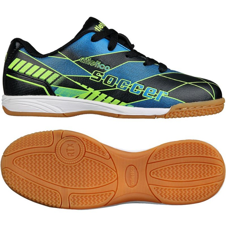 Zapatos de interior Atletico In Jr 7336 S76637 negro azul verde negro