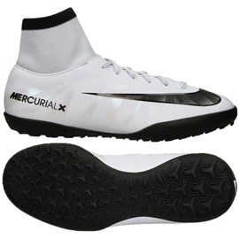 Calzado de fútbol Nike MercurialX Victory Vi blanco negro blanco