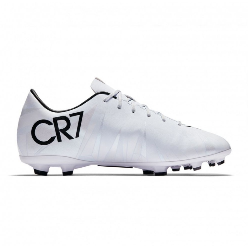 Nike Mercurial Victory Vi CR7 Fg Jr 852489-401 zapatos de fútbol blanco