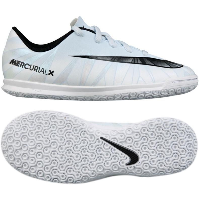 Zapatos de interior Nike MercurialX Victory CR7 Ic Jr 852495-401 blanco