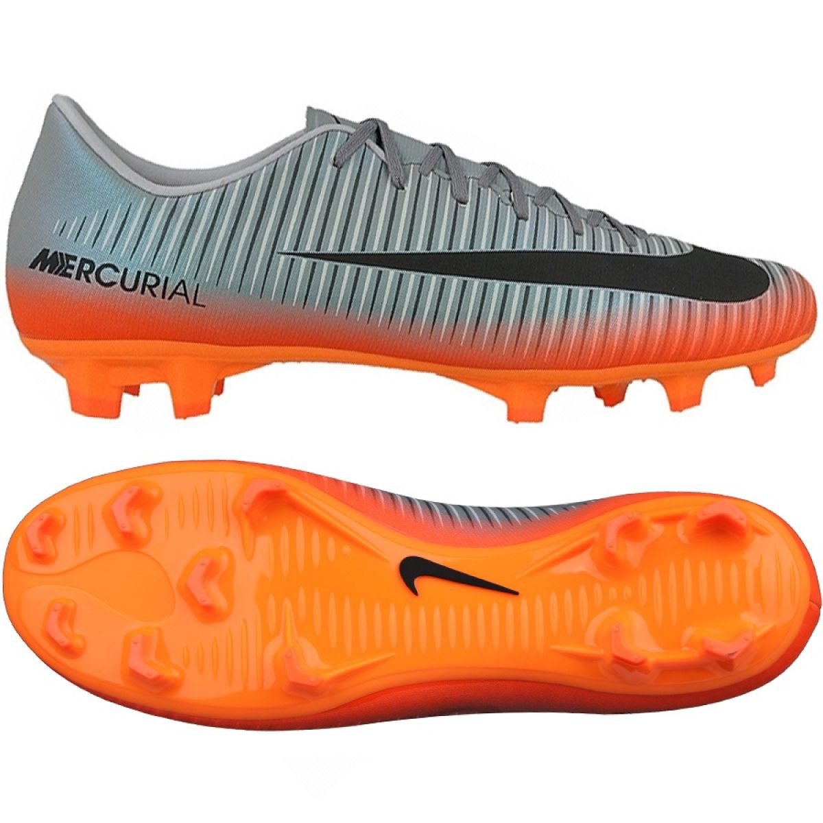 Nike Mercurial Victory Vi CR7 Fg M 852528 001 zapatos de f tbol gris multicolor