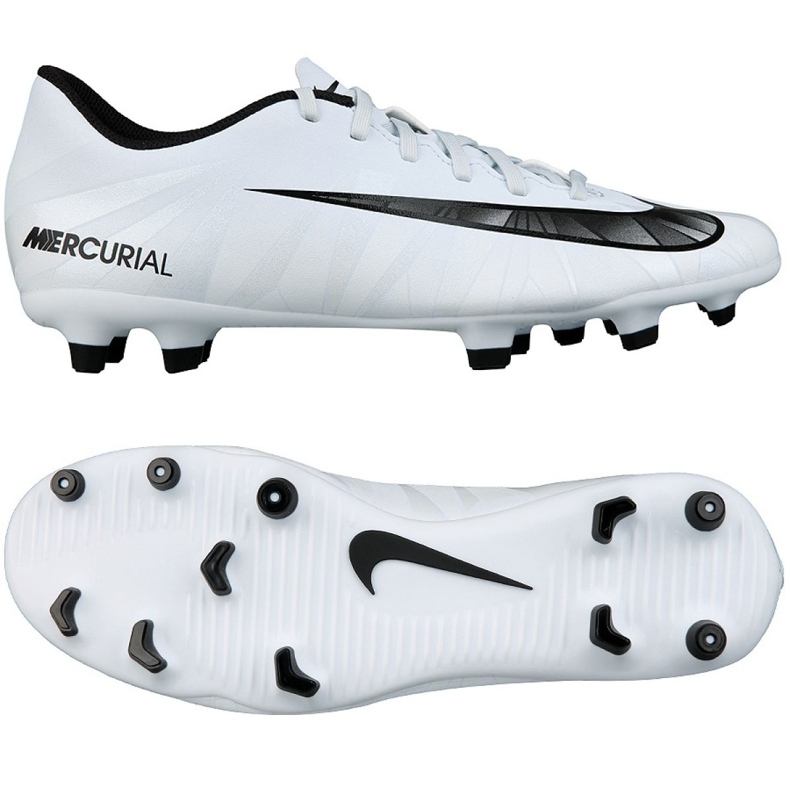 Nike Mercurial Vortex Iii CR7 Fg M 852535-401 zapatos de fútbol multicolor blanco