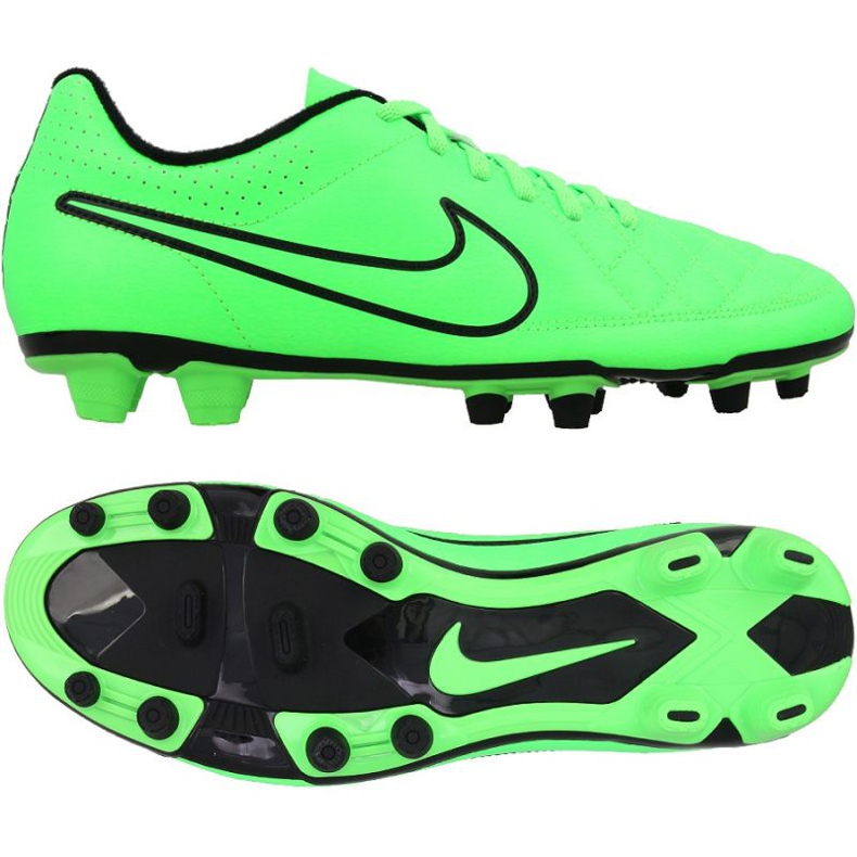 Botas de fútbol Nike Tiempo Rio Fg M verde