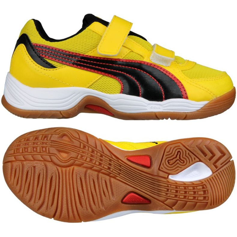 Zapatos de interior Puma Vellum III V Jr 102662 04 amarillo